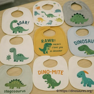 Bavoir Dinosaure
