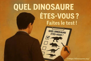 Quel dinosaure êtes-vous ? faites le test pour le découvrir