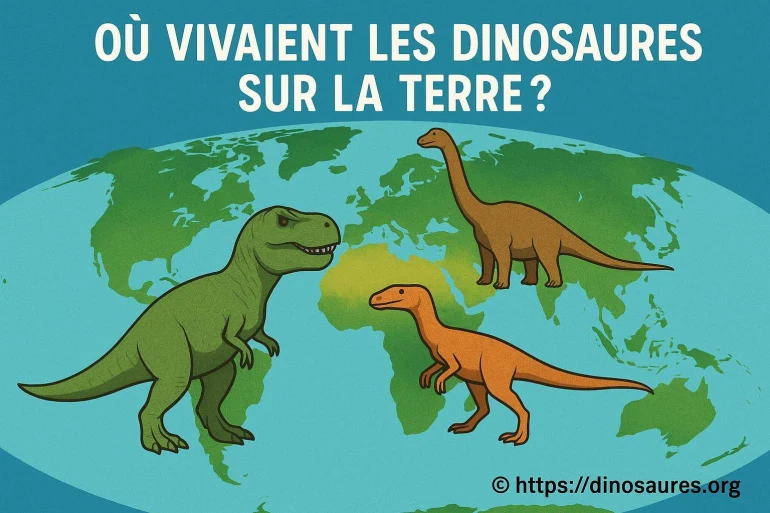 Où vivaient les dinosaures sur la Terre ?