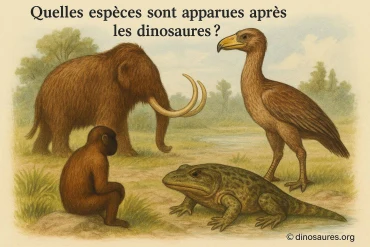 Quelles espèces sont apparues après les dinosaures ?