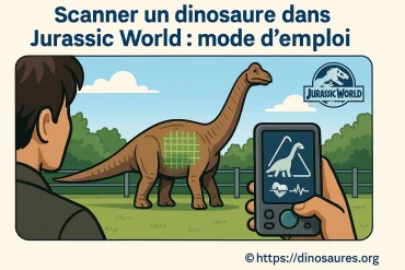Scanner un dinosaure dans Jurassic World : mode d'emploi complet