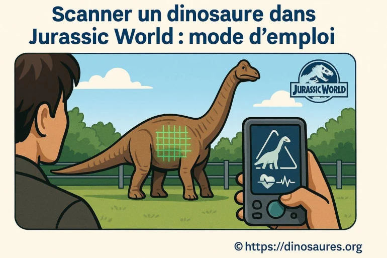 Scanner un dinosaure dans Jurassic World : mode d'emploi complet