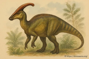 Parasaurolophus : crête, sons et mode de vie du dinosaure à bec de canard