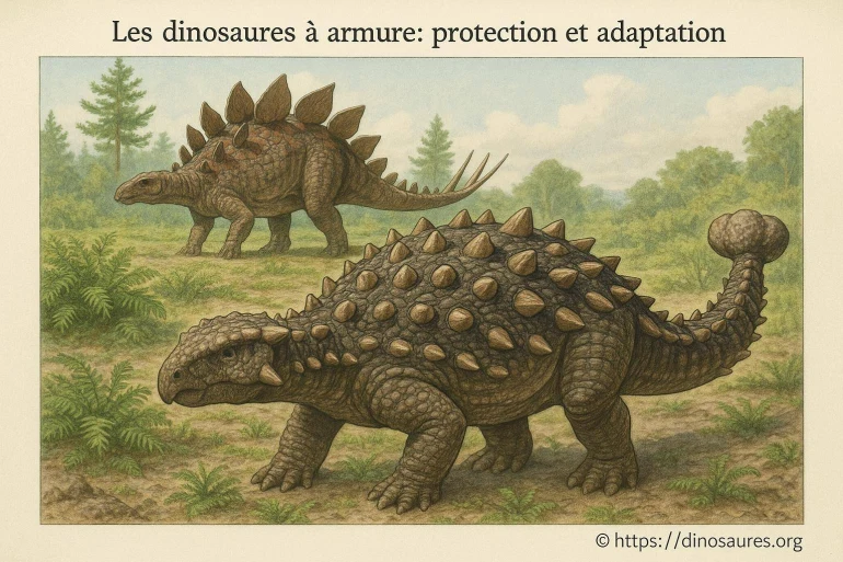 Les dinosaures à armure : comment leur protection a assuré leur adaptation