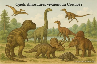 Quels dinosaures vivaient au crétacé ?