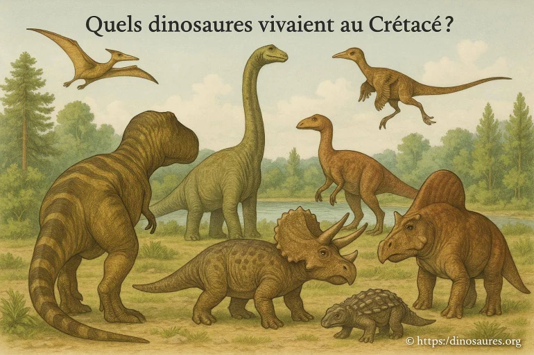 Quels dinosaures vivaient au crétacé ?