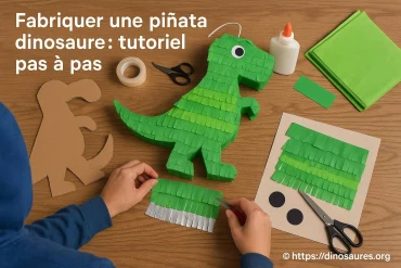 Fabriquer une piñata dinosaure : tutoriel pas à pas facile à suivre