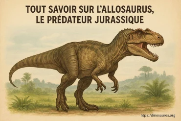 Allosaurus : taille, dents, griffes et mode de vie du grand carnivore du Jurassique