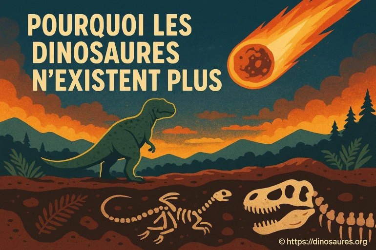 Pourquoi les dinosaures n'existent plus : synthèse des causes principales
