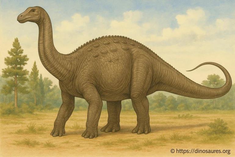 Alamosaurus le géant du Crétacé nord-américain
