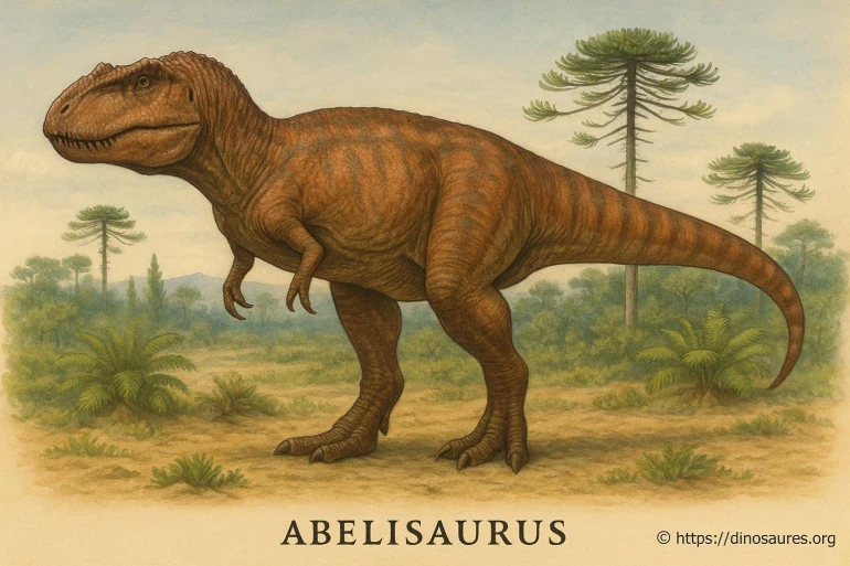 Abelisaurus : le redoutable prédateur sud-américain du crétacé