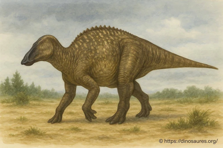 Edmontosaure : l’herbivore emblématique du crétacé supérieur