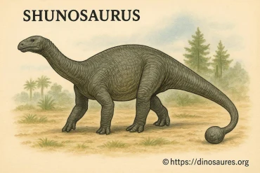 Shunosaurus : le sauropode à la queue massue dévoilé