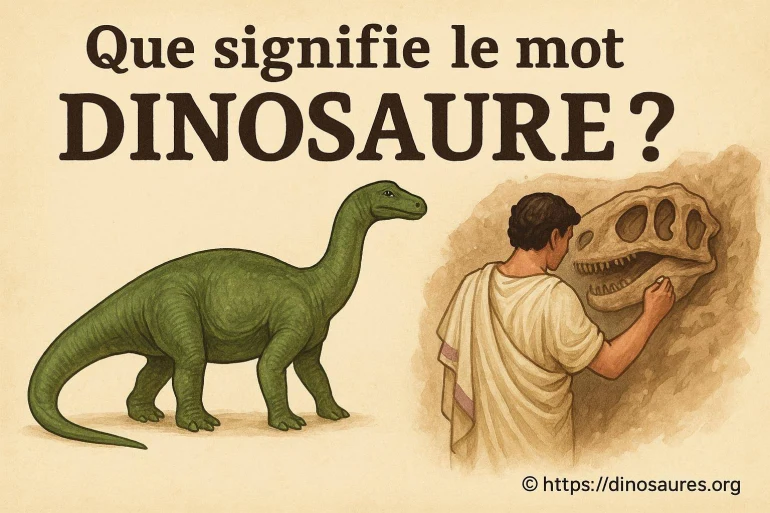 Que signifie le mot dinosaure ?