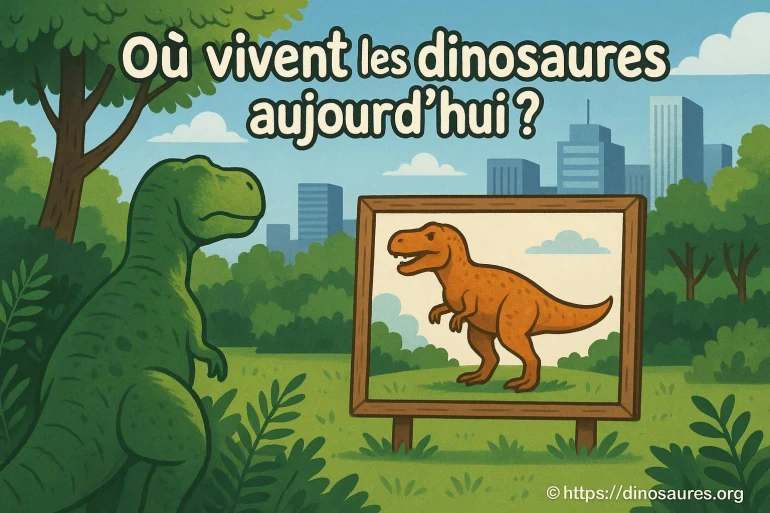 Où vivent les dinosaures aujourd’hui ?