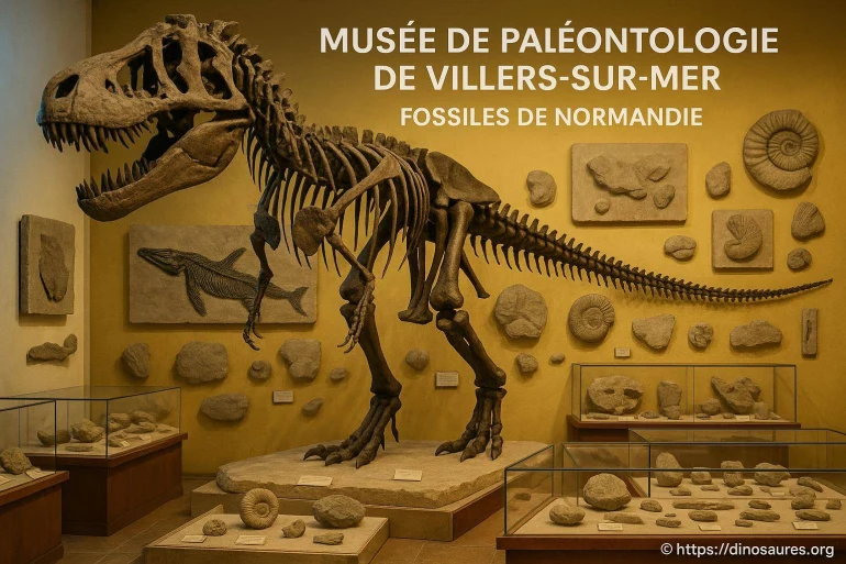 Squelette de dinosaure au musée de paléontologie