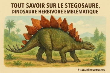 Stégosaure : plaques dorsales, queue à piques et mode de vie du dinosaure herbivore