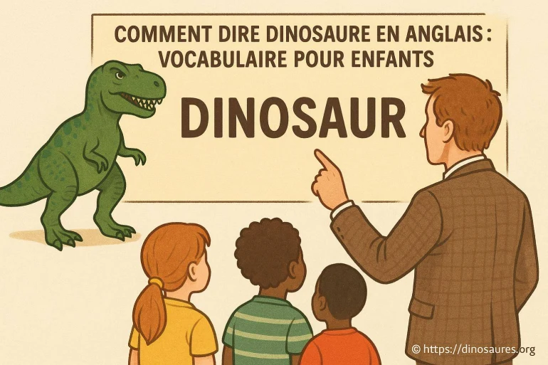 Comment dire dinosaure en anglais : vocabulaire simple pour enfants