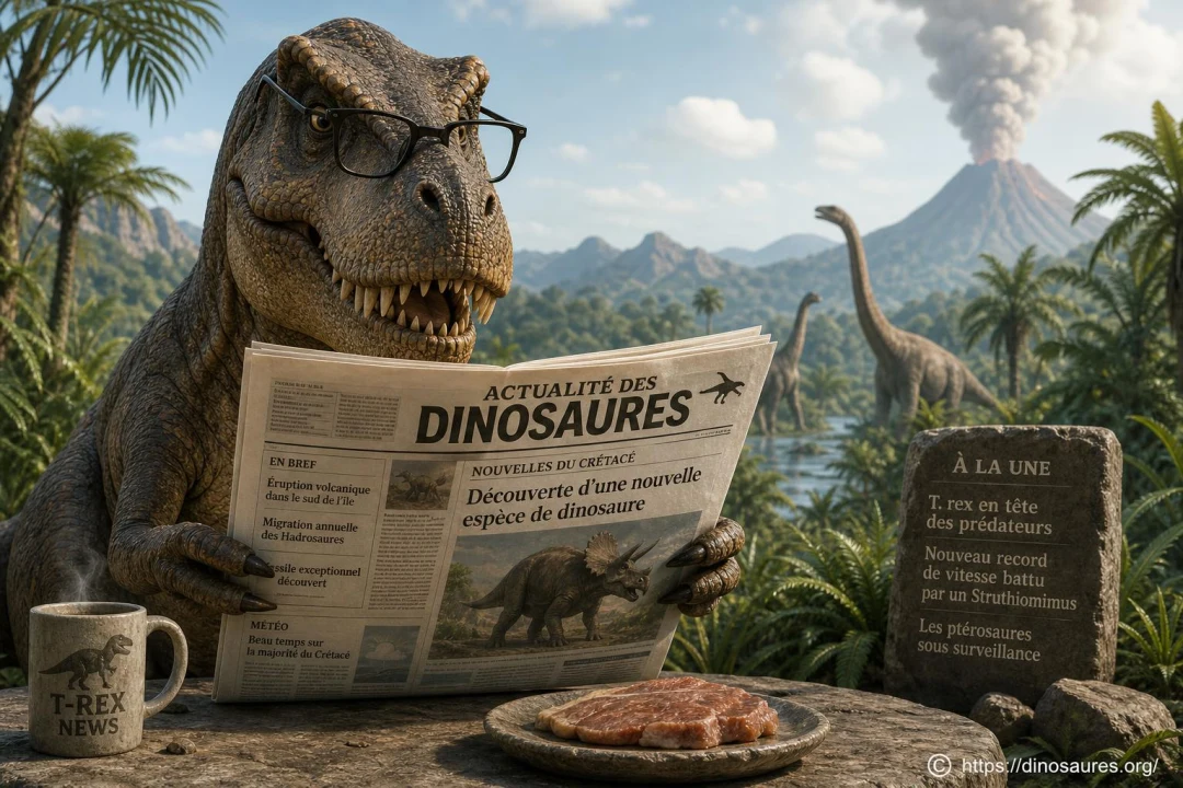 Actualité des dinosaures : découvertes, fossiles et nouvelles espèces