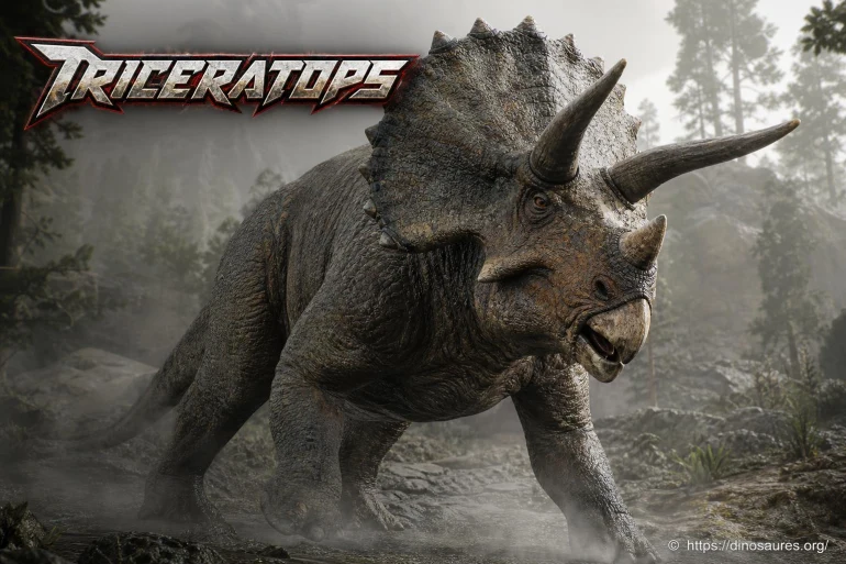 Tricératops : taille, poids, cornes et mode de vie du dinosaure à trois cornes