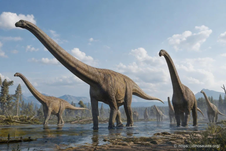 Diplodocus : taille, poids, long cou et mode de vie du dinosaure herbivore