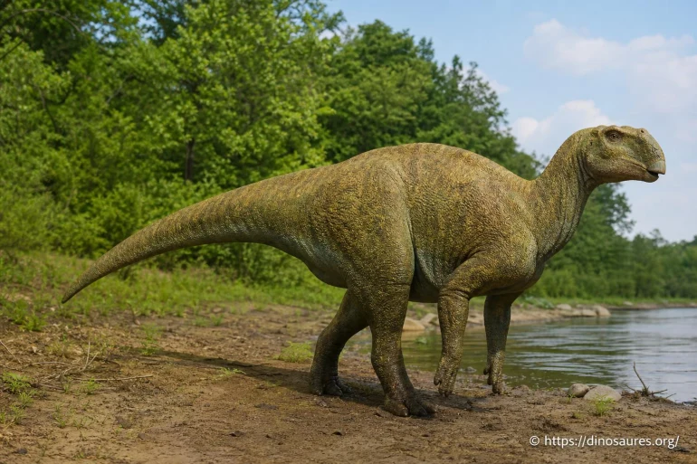 Iguanodon : taille, pouce pointu et mode de vie du dinosaure herbivore