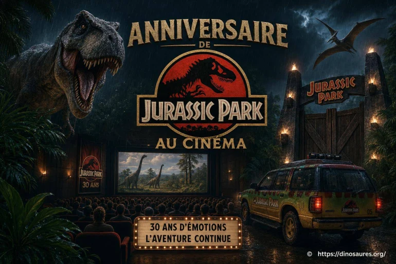Anniversaire de Jurassic Park : date française, film culte et dinosaures mythiques