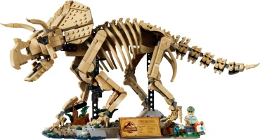 Lego commercialise un nouveau fossile de tricératops en précommande