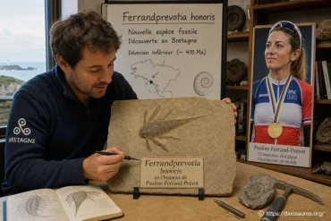 Un paléontologue breton nomme une espèce en hommage à Pauline Ferrand-Prévot