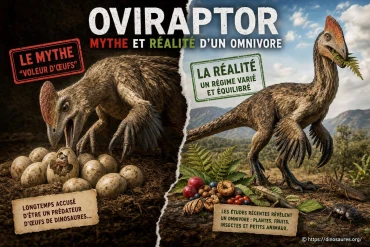 Oviraptor : mythe et réalité d'un dinosaure omnivore