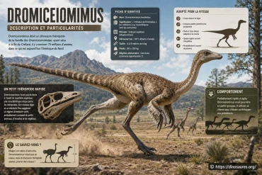 Dromiceiomimus : description et particularités du dinosaure omnivore