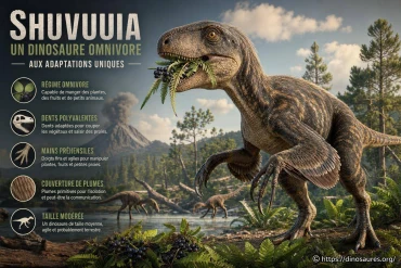 Shuvuuia un dinosaure omnivore aux adaptations surprenantes