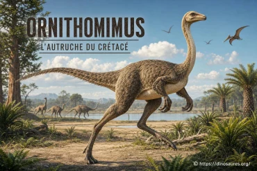 Ornithomimus l’autruche du crétacé : un dinosaure omnivore fascinant