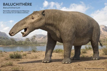 À quoi ressemblait un baluchithère, le plus grand mammifère terrestre