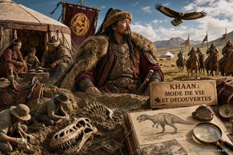 Khaan : mode de vie et découvertes sur ce dinosaure omnivore
