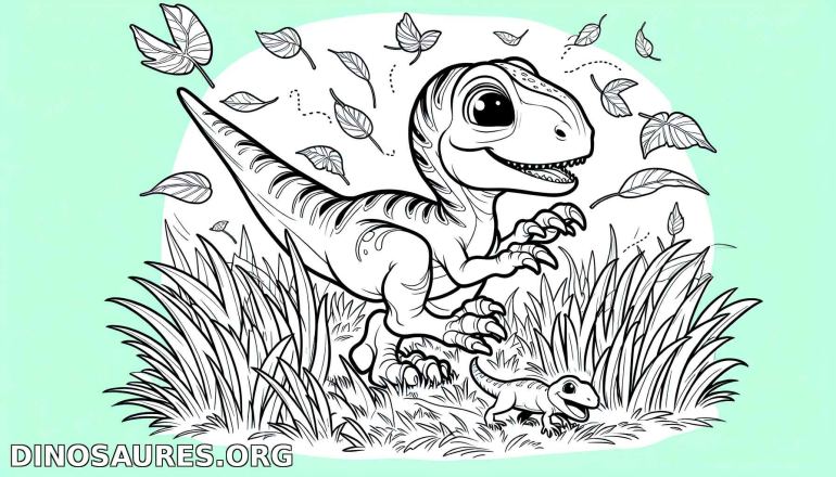 Coloriage de dinosaure