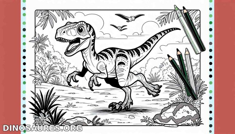 Coloriage de dinosaure