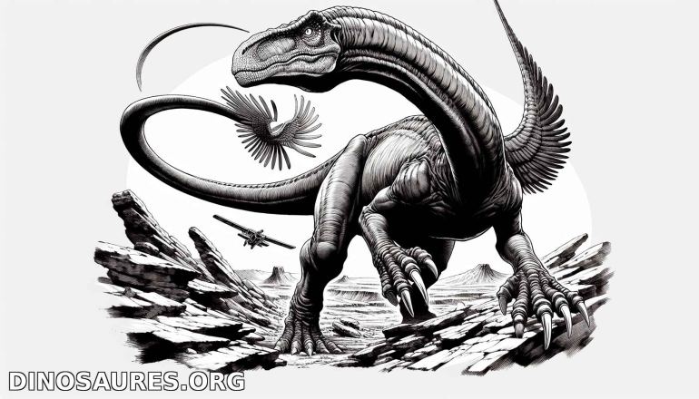 Dessin de dinosaure majestueux