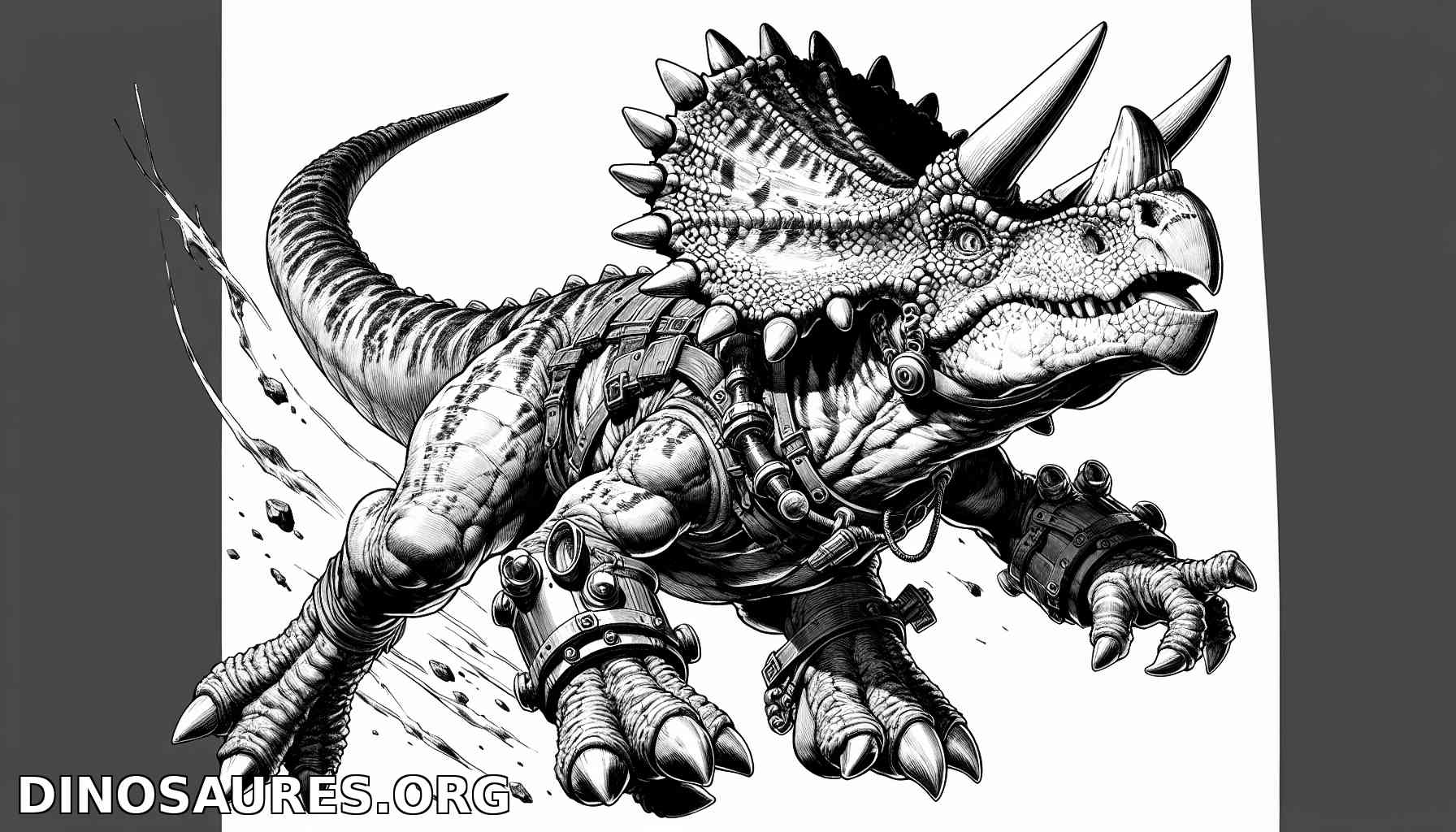 Dino Mobile: Un Tricératops Étonnant