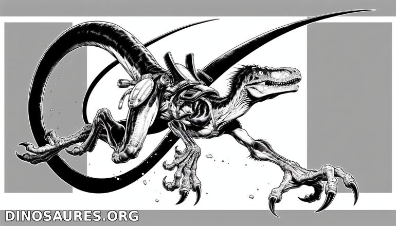 Dino-Raptor Futuriste