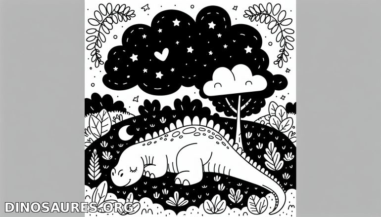 Coloriage de dinosaure