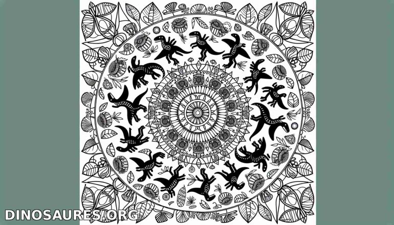 Coloriage de dinosaure