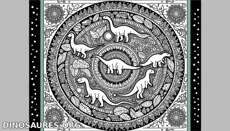Coloriage de dinosaure