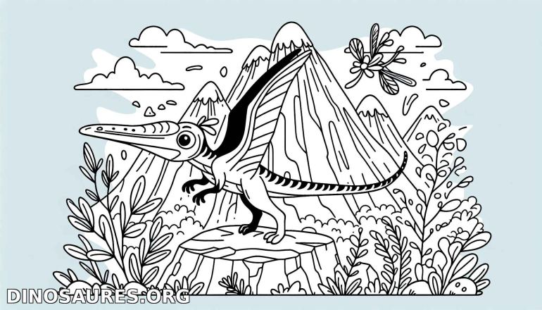 Coloriage de dinosaure