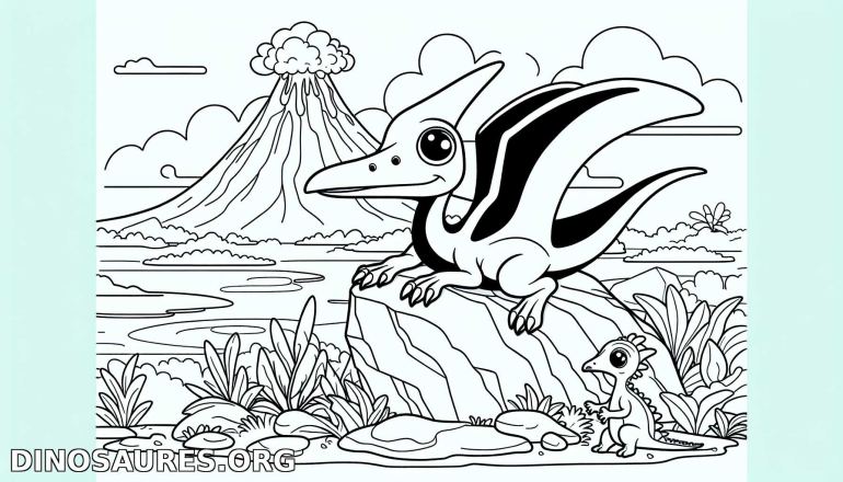 Coloriage de dinosaure