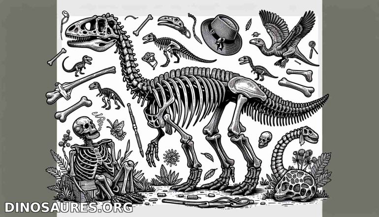 Coloriage de dinosaure
