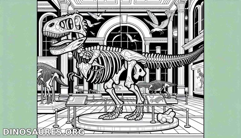 Coloriage de dinosaure