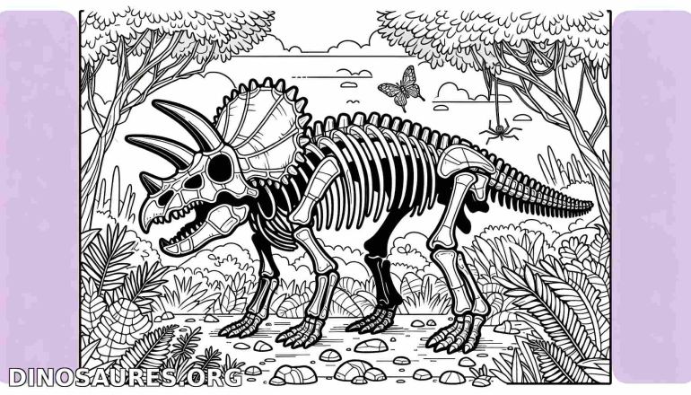 Coloriage de dinosaure