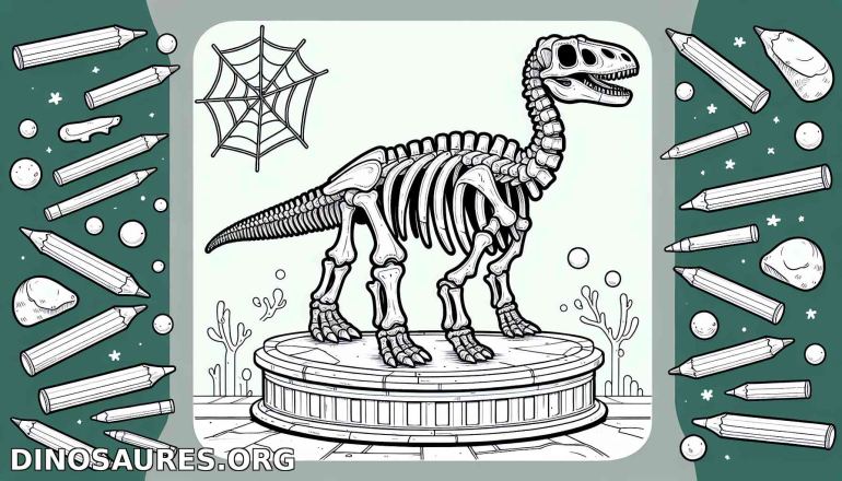 Coloriage de dinosaure