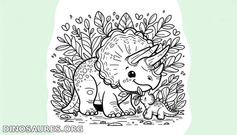 Coloriage de dinosaure